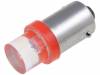 OST089S01GD-R5RUT8E1A, Лампочка LED; красный; BA9S; 1(тип)лм; Кол-во диод:1; 0,24Вт; 140°, OPTOSUPPLY