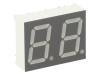 KW2-56GCVA, Дисплей: LED; 7-сегментный; 14,2мм; красный; 40?80мкд; катод; 0,56