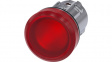 3SU10516AA200AA0 SIRIUS Act Indicator Lamp Front Element Metal, Glossy, Red