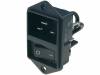 EC11.0001.001, Разъем: питания AC; IEC 60320; EC11; C20 (I), с выключателем; 16А, Schurter