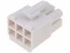 019091066 3191-6R1-201 Вилка; Разъем: провод-провод/плата; Standard .093"; PIN:6; прямой