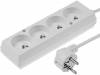 PS-470P-10.0, Сетевой удлинитель; Гнезда:4; ПВХ; белый; 3x1мм2; 10м; 10А, JONEX