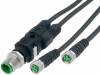 7000-40821-6200150, Соединительный кабель; M8; PIN:3; прямой; 1,5м; вилка, MURRELEKTRONIK