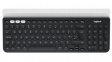 920-008042 Keyboard with Integrated Stand, K780, US English with €, QWERTY, USB, Wireless/B