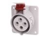 B.1055, Разъем: питания AC, трехфазный; гнездо; "мама"; 16А; 400ВAC; IP44, PAWBOL