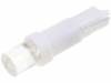 OST05WG01GD-W5YKT5E1B, Лампочка LED; холодный белый; T5; 3(тип)лм; Кол-во диод:1; 0,24Вт, OPTOSUPPLY