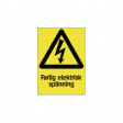 33-2614 Warning sign, Swedish, 210x297mm