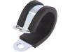 LKD11912, Хомуты; Oпетли: 19мм; W: 19мм; сталь; Материал корпуса: EPDM; W1, MPC INDUSTRIES