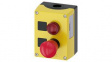 3SU1802-0NB00-2AB2  Emergency Stop Switch Assembly with Indicator, 2NC + 1NO, Red / Yellow, 10 A, 24