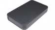 LC145S-F6-D Silicone Cover Enclosure 145x96x20mm Dark Grey ABS IP40