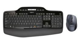 920-002442, Keyboard and Mouse, MK710, US English with €, QWERTY, Wireless, Logitech