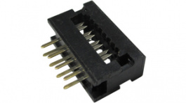 RND 205-00689, DIP Ribbon Cable Plug,&nbsp;&nbsp;2.54 mm, 8 P, RND Connect