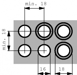 31-132.0252, Illuminated push button diam. 18 mm, EAO