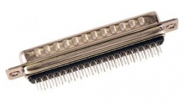 CT37-62P1, Plug D-Sub Connector, DC-62, Through Hole, FCT