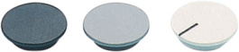 CAP K11 BLACK, Cover without line 19.5 mm black, Cliff