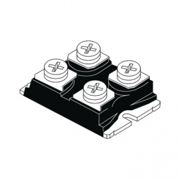 STTH12010TV1, Модуль: диодный; 2 независимых диода; 1кВ; 150А; ISOTOP; Ifsm: 750А, STM