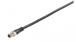 120086-8636, Sensor Cable M8 Plug-Pigtail 2m 3A 4 Poles, Molex