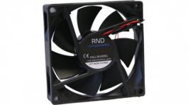RND 460-00023, Brushless Axial DC Fan, 80 x 80 x 20 mm, 12 V, 3.60 W, RND Components