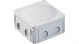 COMBI 607 GrEy, Junction Box 110x110x66mm Grey Polypropylene IP66/IP67, WISKA LTD