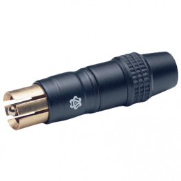 SP116G-C18 BLACK, Male cable connector black, -