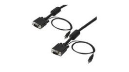 MXTHQMM15MA, Coaxial Video Cable, VGA Plug/3.5 mm Jack Plug - VGA Plug/3.5 mm Jack Plug, 1920 x 1200, 15m, StarTech.com