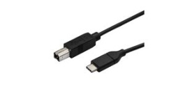 USB2CB3M, USB Cable USB-B Plug - USB-C Plug 3m USB 2.0 Black, StarTech.com