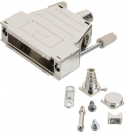 09670370435, D-Sub metalized hood Poles 37, Harting