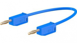 28.0039-04523, Test Lead 450mm Blue 30V Gold-Plated, Staubli (former Multi-Contact )