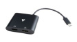 V7UC-2HDMI-BLK Adapter, USB-C Plug - 2x HDMI Socket