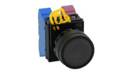 YW1B-A1B, Pushbutton Switch Actuator, Plastic, Black, Latching Function, IDEC
