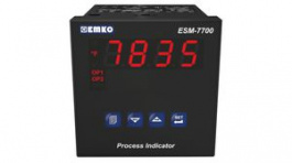 ESM-7700.2.20.1.1/00.00/0.0.0.0, Digital Panel Meter, Process Input, 69x69mm, 4 Digits, 13mm, 24 VAC / VDC, EMKO Elektronik A.S.