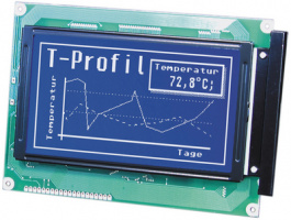 EA W160-7KHLW, Дисплей: LCD; графический; STN Negative; 160x128; голубой; LED, Electronic Assembly