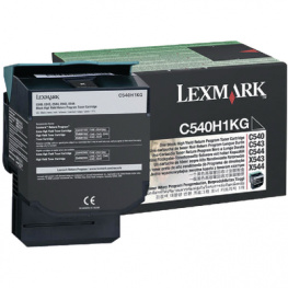 C540H1KG, Toner, Black, standard 2500, Lexmark
