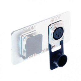 SCDF, XLR Rubber protective cap blackP, Neutrik