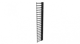 VRA1015, Cable Organizer Panel, 2pcs, 600mm x 2.13m, Metal, Black, Vertiv