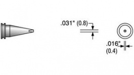 MS-3110, Soldering Tip Chisel 0.8mm, Techspray