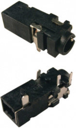 FC68126, Гнездо; Jack 3,5мм; "мама"; Контактные группы:4; THT; W:6,7мм, Cliff