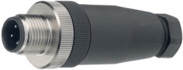 99 0429 43 04, Cable plug, 713 series 4-pole M12, Binder