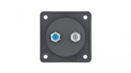 945602505, Aerial TV / SAT Wall Outlet Matte INTEGRO IEC (Coaxial)/F Connector Flush Mount Anthracite, Berker