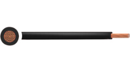 RND 475-00534 [100 м], Tri-Rated Wire, 1.00 mm\x1a, black Copper bare PVC, RND Cable