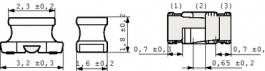 NFW31SP506X1E4L, Ferrite SMD 0.3 A 1206, Murata