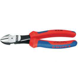 74 12 160, Power side-cutting pliers 160 mm, Knipex