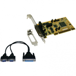 EX-42372IS, PCI Card2x RS422/485 DB9M (Cable), Exsys