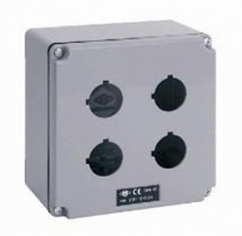 A3P 1520.06, complete boxes dimensions 152 x 205, 6 holes for unit diam. 30 mm, without holes, ILME