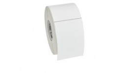 3004428, Label Roll, Polypropylene, 35 x 75mm, 1760pcs, Transparent, Zebra