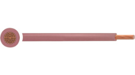 RND 475-00597 [100 м], Tri-Rated Wire, 0.75 mm\x1a, pink Copper bare PVC, RND Cable