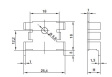 KL-164/SW Радиатор: штампованный; U; черный; L: 18мм; W: 25,4мм; H: 7,9мм