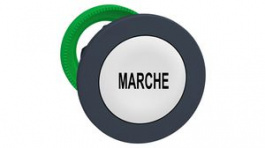 ZB5FA142, Pushbutton Head MARCHE White Flush Suitable for Harmony XB5, SCHNEIDER ELECTRIC