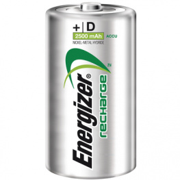 POWERPLUS 2D 2500MAH [2 шт], NiMH rechargeable battery D 1.2 V 2.5 Ah, Energizer