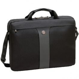 L22.1002.01, Legacy Slim notebook bag 43.9 cm (17.3") black/grey, Wenger